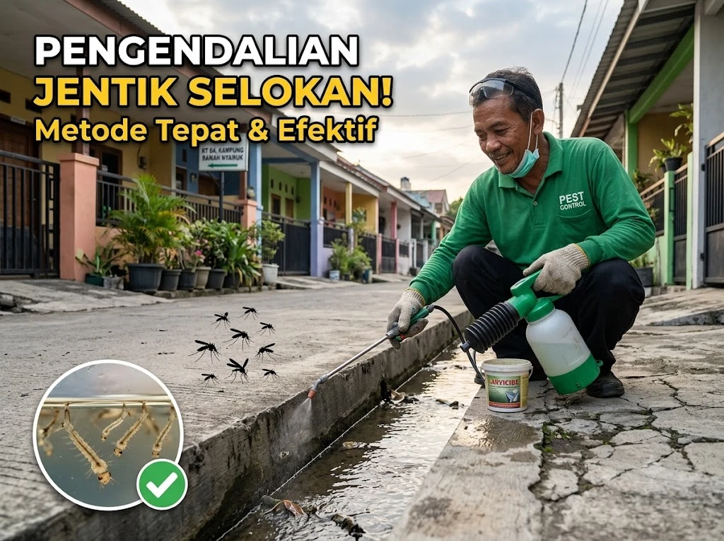 Cara Mengatasi Nyamuk di Selokan Depan Rumah